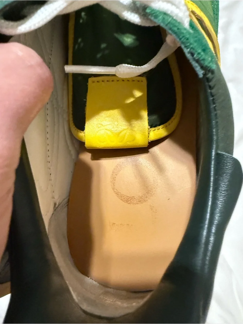 AUTHENTIC LOEWE FLOW SNEAKERS GRADIENT GREEN